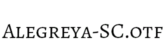 Alegreya-SC.otf