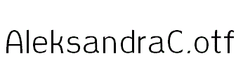 AleksandraC.otf