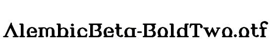 AlembicBeta-BoldTwo.otf