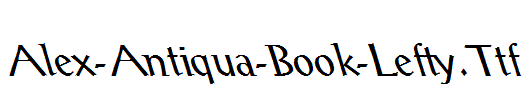 Alex-Antiqua-Book-Lefty.Ttf