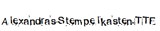 Alexandras-Stempelkasten.TTF