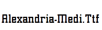 Alexandria-Medi.Ttf