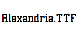 Alexandria.TTF