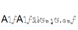 AlfAlfabetje.otf