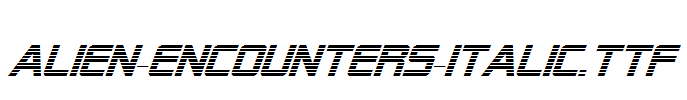 Alien-Encounters-Italic.TTF