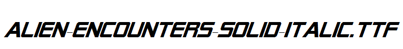 Alien-Encounters-Solid-Italic.TTF
