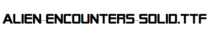 Alien-Encounters-Solid.TTF