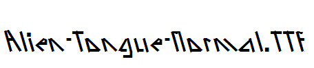 Alien-Tongue-Normal.TTF
