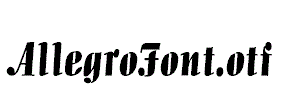 AllegroFont.otf