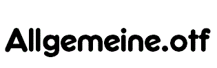 Allgemeine.otf