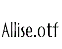 Allise.otf