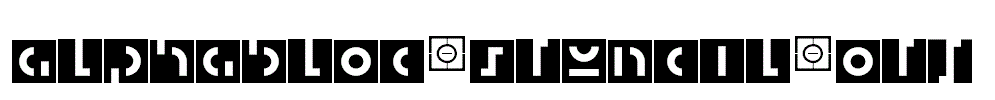 AlphaBloc-Stencil.otf