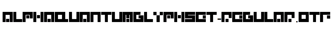 AlphaQuantumGlyphset-Regular.otf