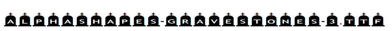 AlphaShapes-gravestones-3.ttf