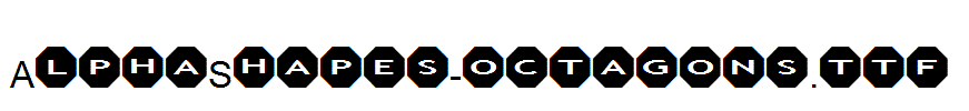 AlphaShapes-octagons.ttf