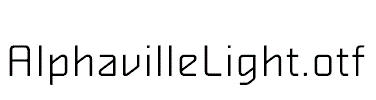 AlphavilleLight.otf