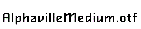 AlphavilleMedium.otf