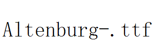 Altenburg-.ttf