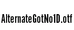AlternateGotNo1D.otf