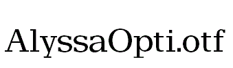 AlyssaOpti.otf