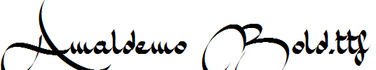 Amaldemo-Bold.otf