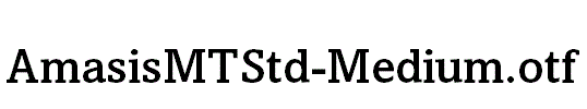 AmasisMTStd-Medium.otf