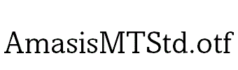 AmasisMTStd.otf