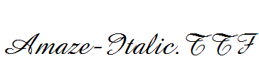 Amaze-Italic.TTF