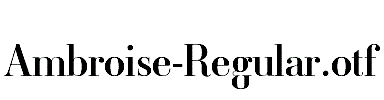 Ambroise-Regular.otf