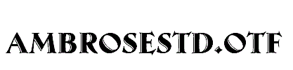 AmbroseStd.otf