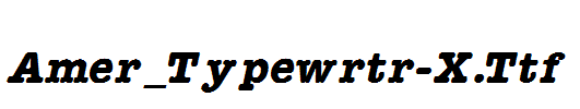 Amer_Typewrtr-X.Ttf