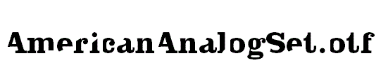 AmericanAnalogSet.otf