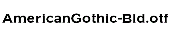AmericanGothic-Bld.otf