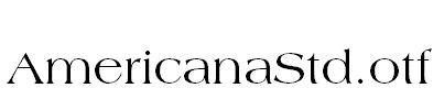 AmericanaStd.otf