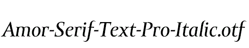 Amor-Serif-Text-Pro-Italic.otf
