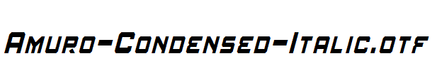Amuro-Condensed-Italic.otf
