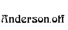 Anderson.otf