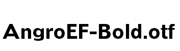 AngroEF-Bold.otf