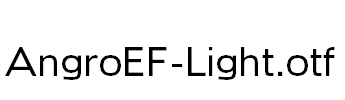 AngroEF-Light.otf