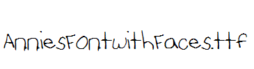 AnniesFontwithFaces.ttf