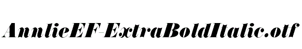 AnnlieEF-ExtraBoldItalic.otf