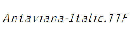Antaviana-Italic.TTF