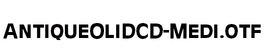 AntiqueOliDCD-Medi.otf