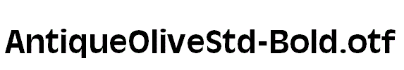 AntiqueOliveStd-Bold.otf