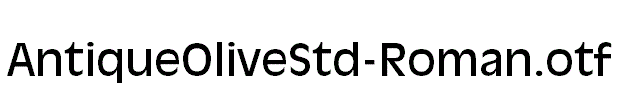 AntiqueOliveStd-Roman.otf
