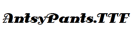 AntsyPants.TTF