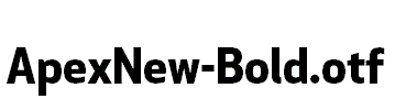 ApexNew-Bold.otf