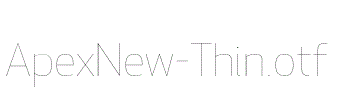 ApexNew-Thin.otf