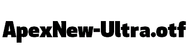 ApexNew-Ultra.otf