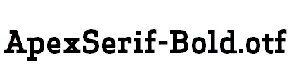 ApexSerif-Bold.otf